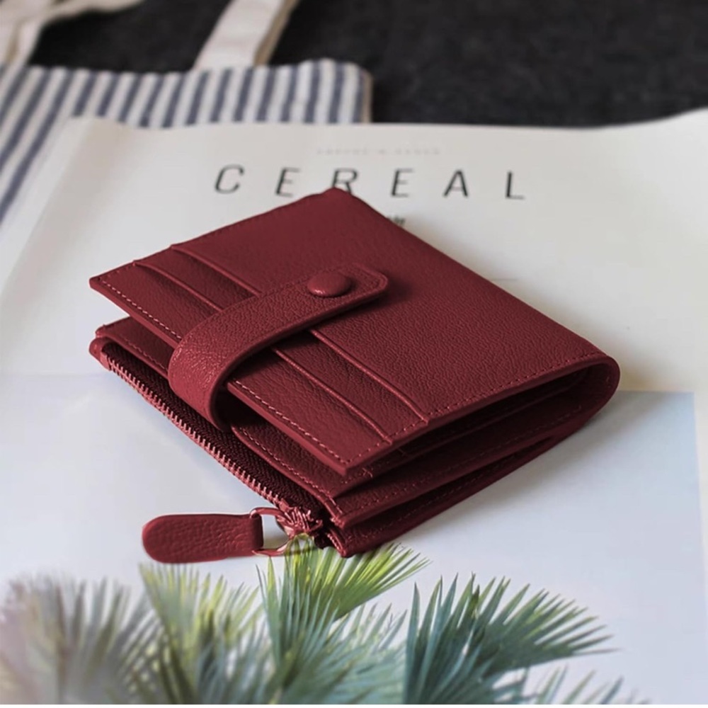 Elegant Red Women's Wallet
